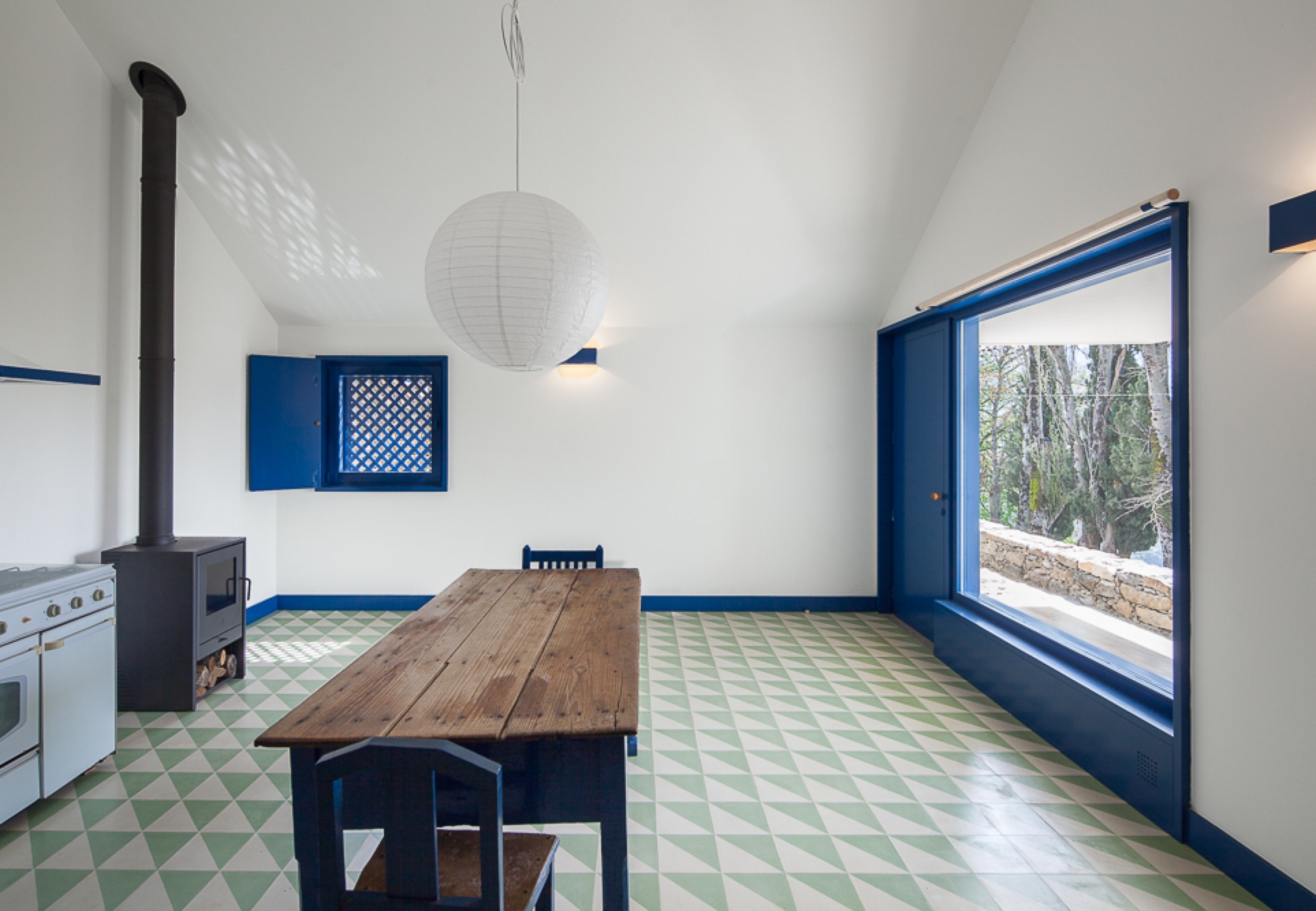 O padrão Meia Esquadria da Projecto Mosaico na Quinta da Boavista no Douro pelos SAMF-Arquitectos